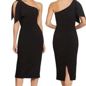 Dress the Population Black One Shoulder Dress